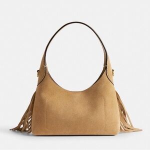 Coach Brooklyn 23 Suede Fringe Bag